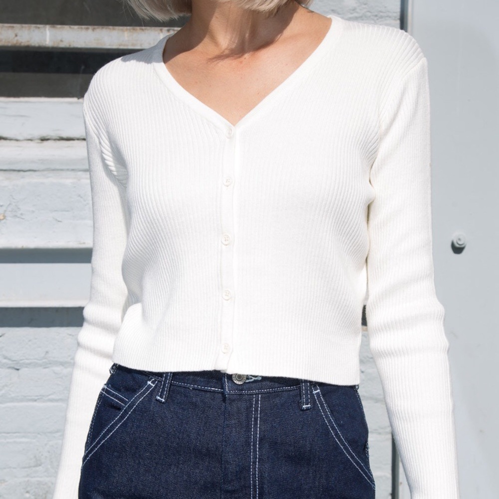 Cream color Shannon Sweater Brandy Melville